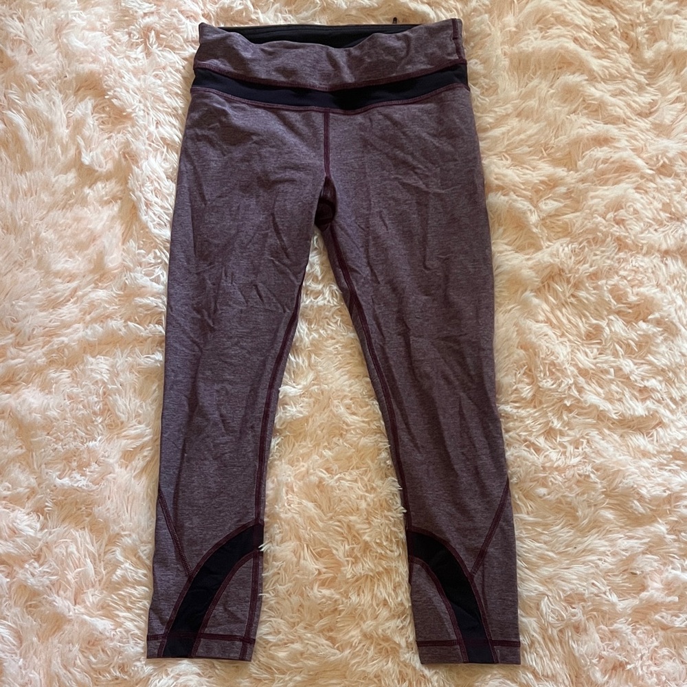 Lululemon Athletica Purple and Black Leggings